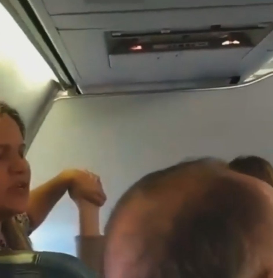  One woman held two other passengers hands and recited a prayer