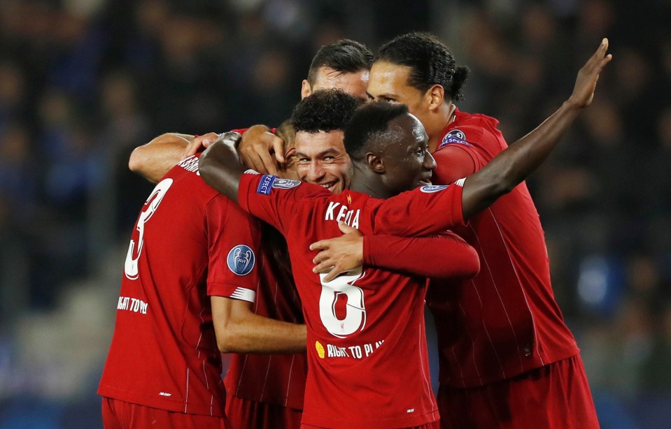  Liverpool thumped the Belgian side 4-1 in style