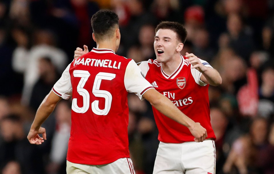  Tierney and Martinelli linked up nicely as Arsenal briefly drew level