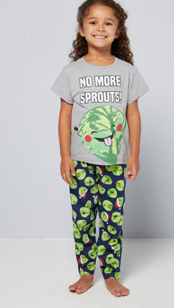  And your tot is sure to look adorable in these cute pjs