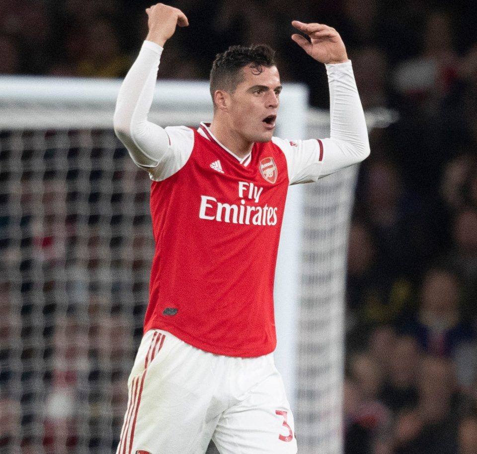  Granit Xhaka was furious with fans who booed him as he left the field