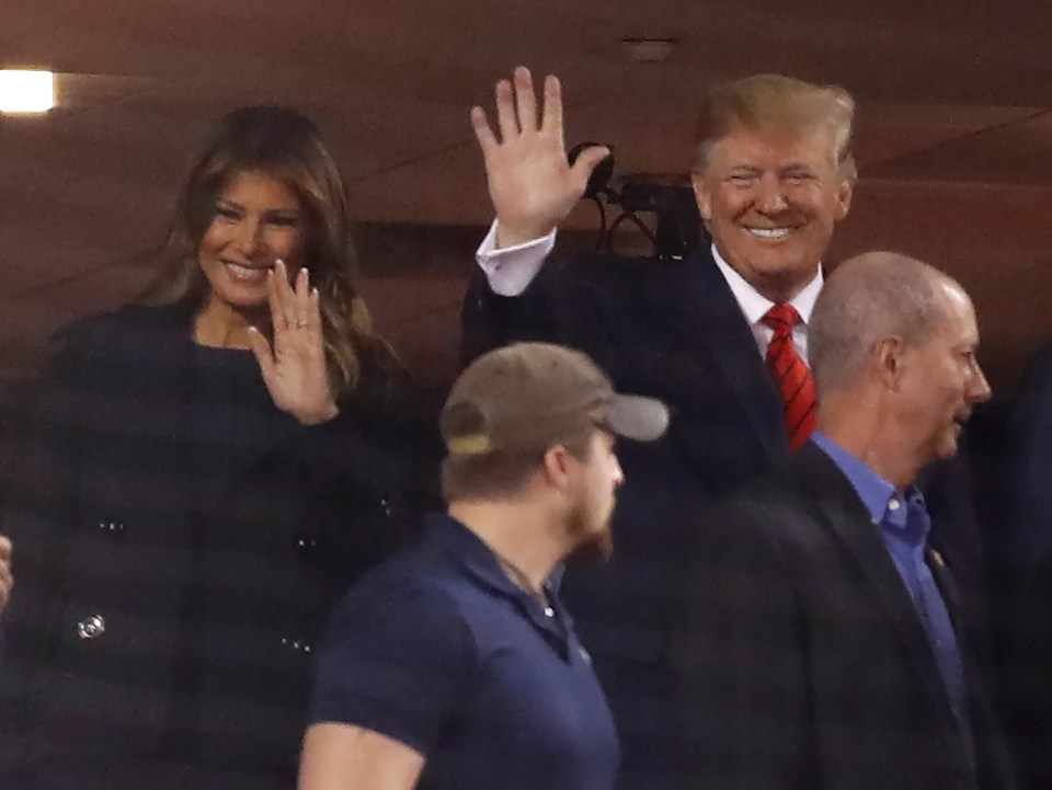  During the third inning, a ballpark video cut to Trump drawing a torrent of boos and heckling