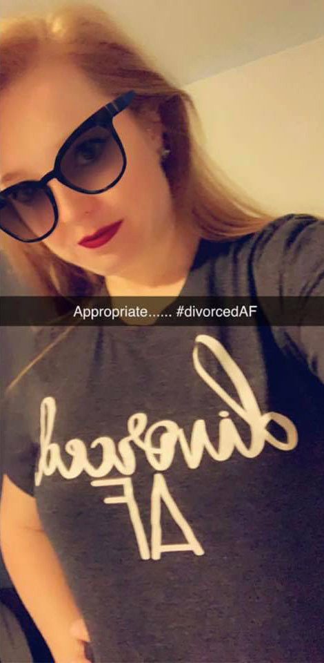  Brandi also bought a "Divorced AF" T-shirt