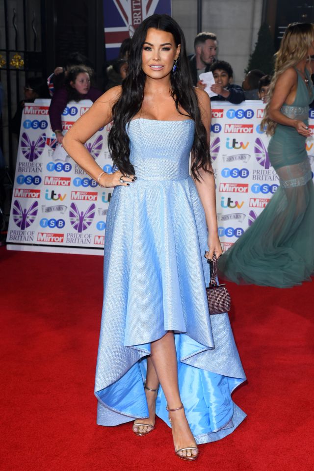  Jess Wright enjoyed a Cinderella moment in her pale blue dress