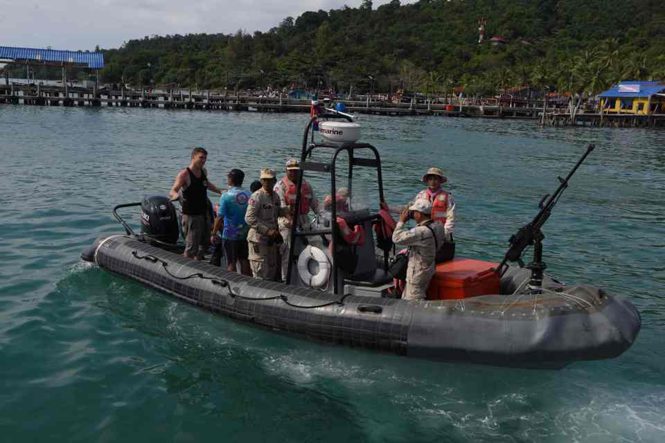  Diving teams are searching for her body off the coast