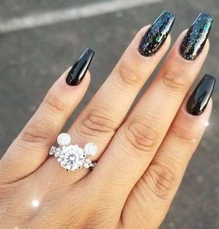  The bride-to-be proudly showed off her engagement ring on social media