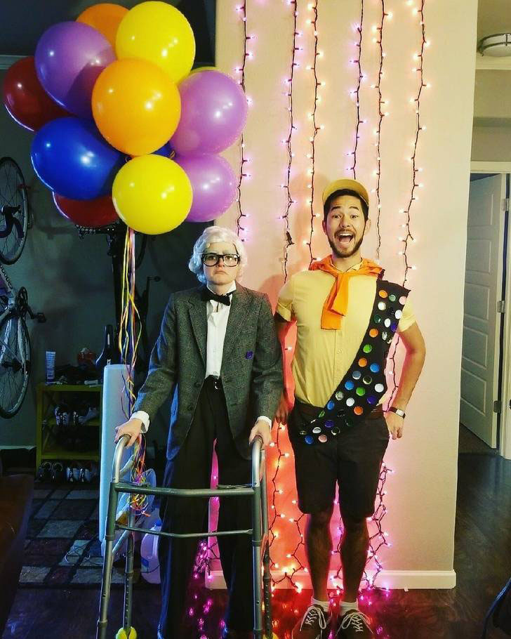  It's only good news for this couple who were inspired by the movie 'Up'