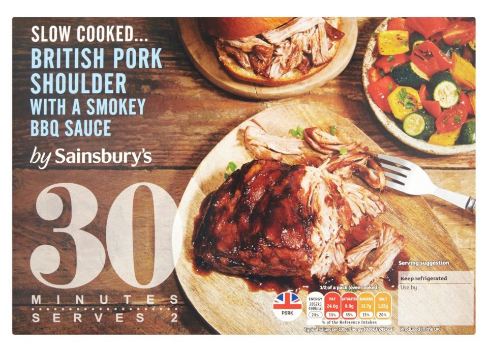  Tuck into Sainsbury’s slow cook smokey BBQ pulled pork - for £4