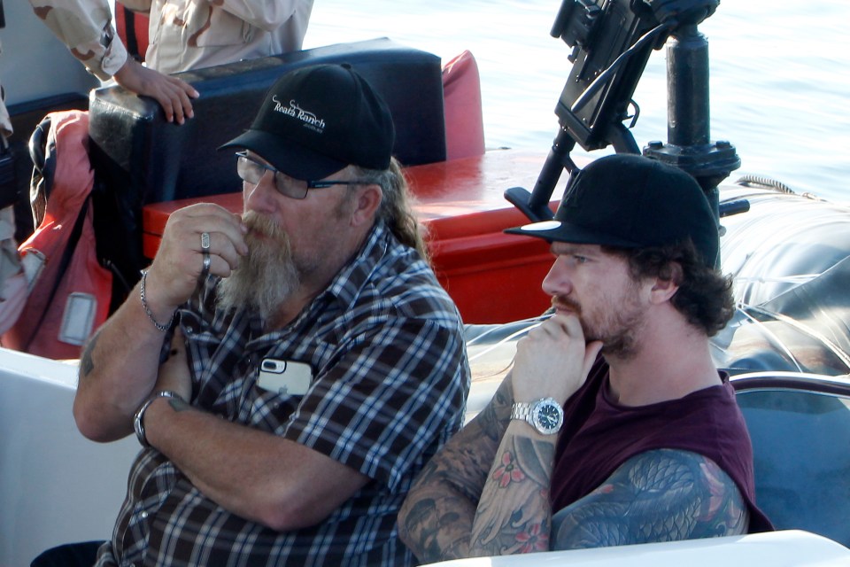  The missing backpacker's brother Harry, right, is in Cambodia to help with the search