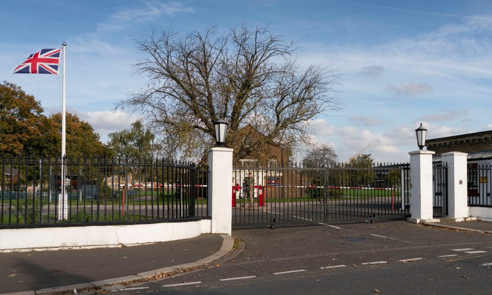  The incident happened near Cavalry Barracks in Hounslow, West London