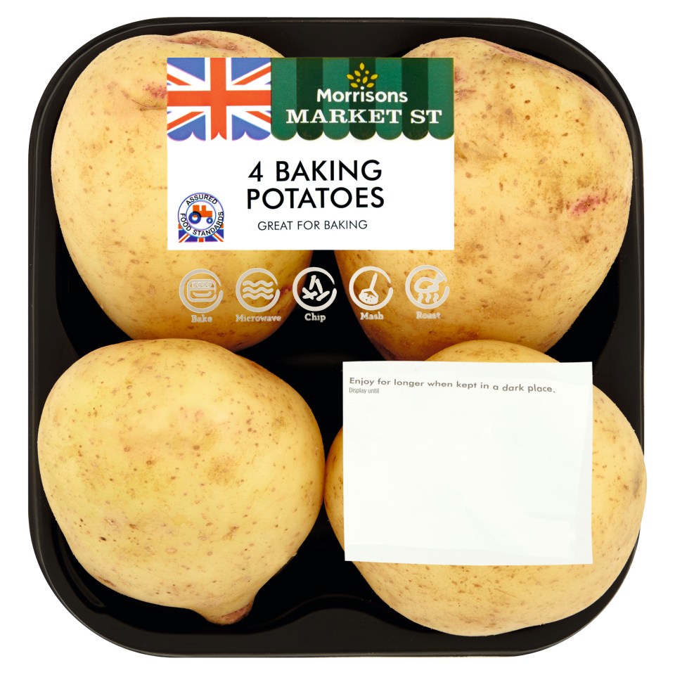  Get your Fawkes at the ready for Morrisons’ four baking potatoes - now 50p