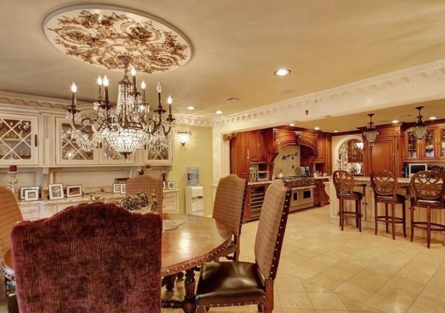  The couple use the kitchen and dining area for entertaining and moments with their four daughters