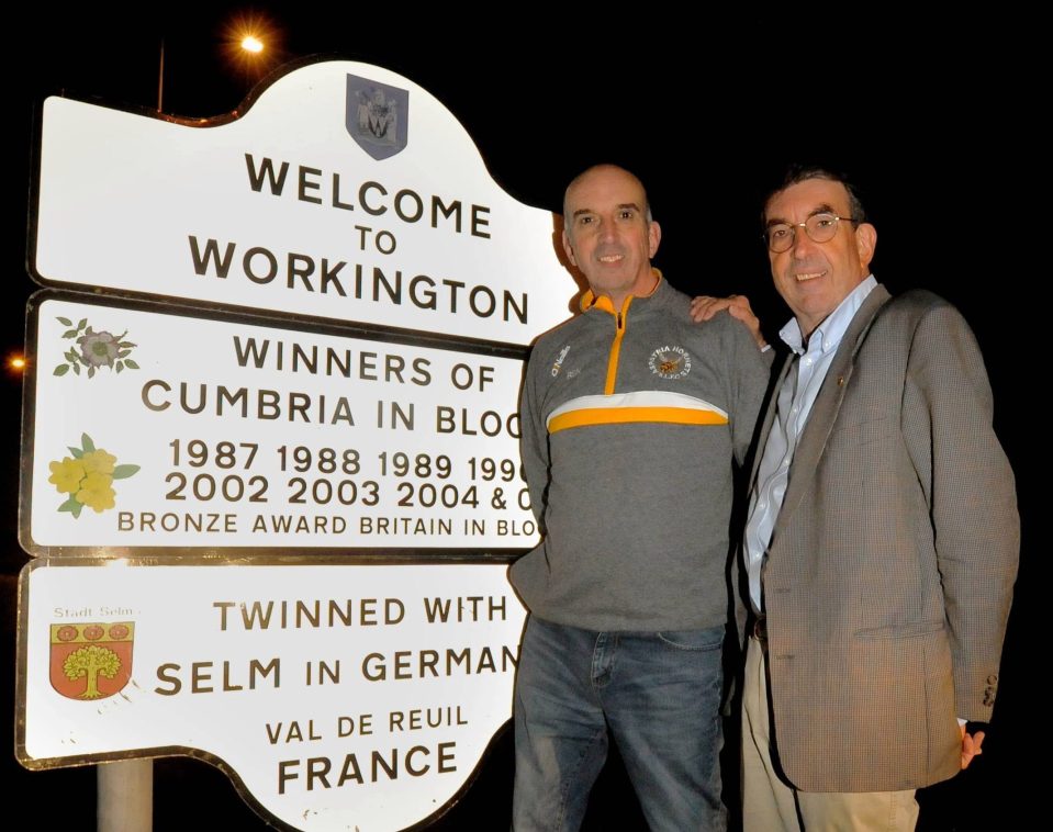  Mark Ridley and the Sun's Mike were raised in Workington