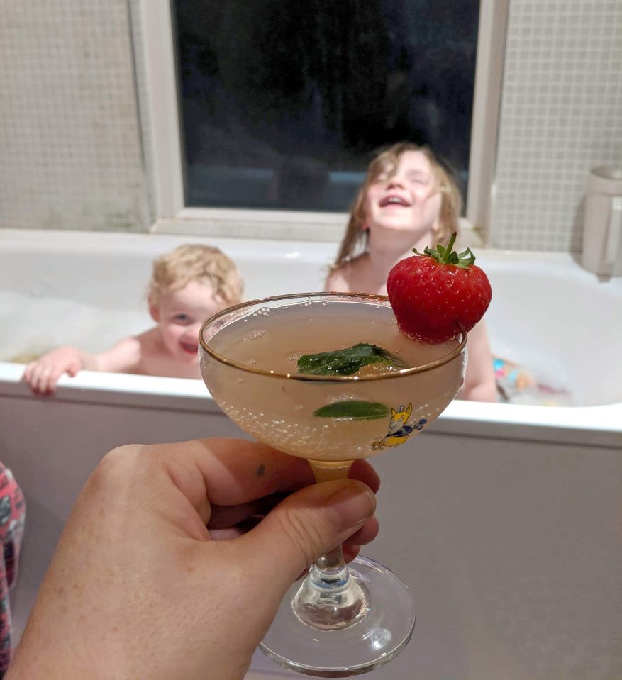  Eleanor has also made a strawberry vodka cocktail from baby food pouches