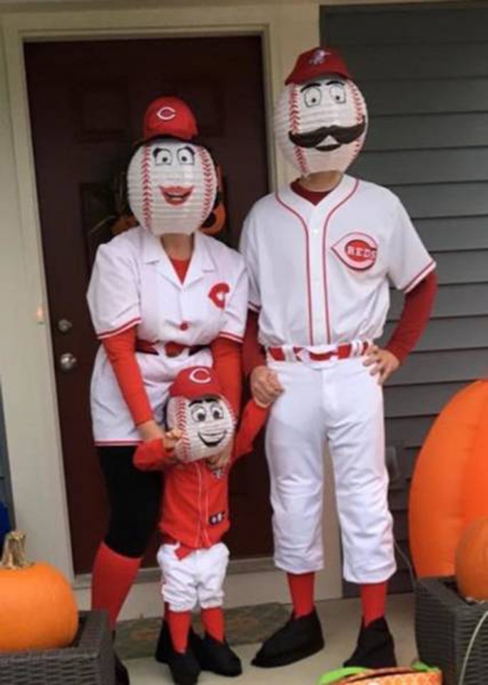  This trio of Red Sox baseball enthusiasts prepare to hit the streets