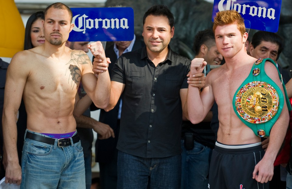 Canelo won his first world title at light-middleweight claiming the WBC belt