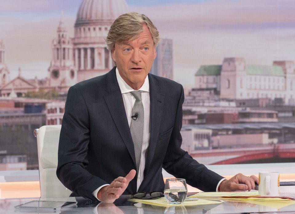  Richard Madeley is a well known British broadcaster