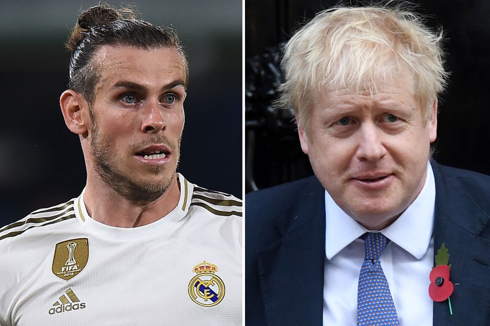  Gareth Bale revealed he did not know who the prime minister is Boris Johnson