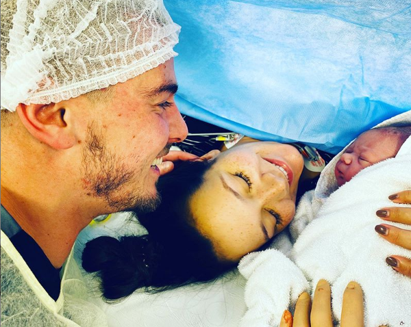  Rory Douglas-Speed and Nadine Mulkerrin have welcomed their baby boy