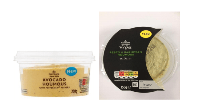  These Morrisons hummus products are among those being recalled