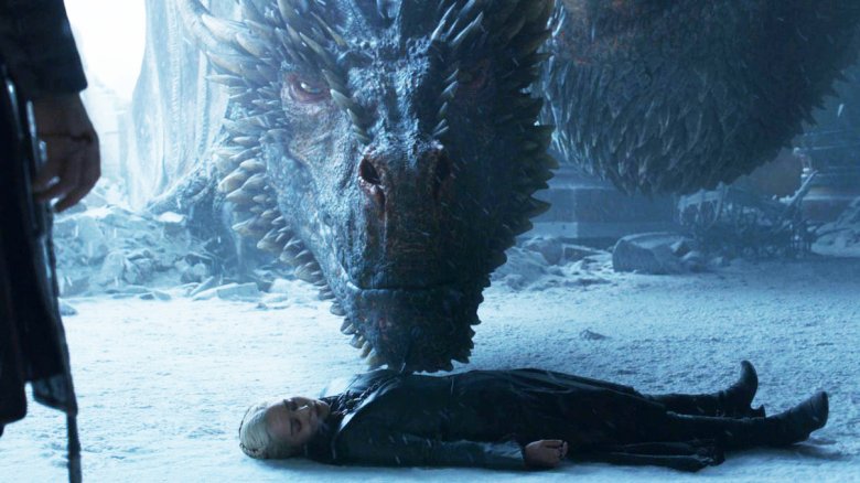  Daenerys's body was whisked away by her last surviving dragon