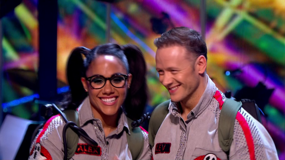  Alex had to dance with Kevin Clifton last night because Neil suffered an injury