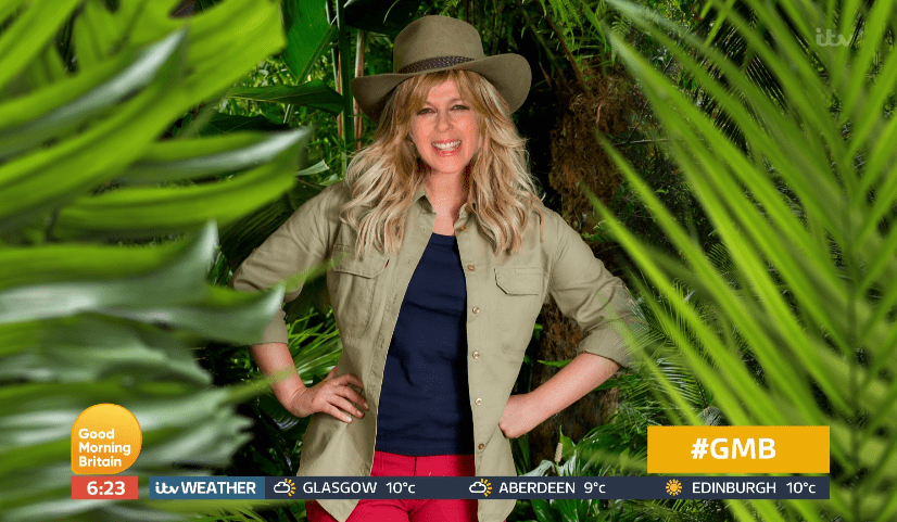  GMB mocked up a snap showing Kate in her jungle slacks