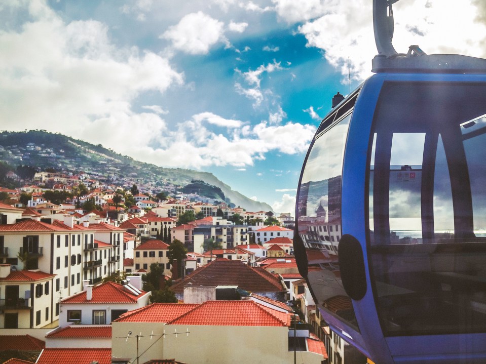 Explore Funchal from above as you discover the city via cable car