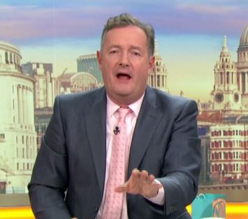  Piers Morgan ripped into a gun advocate on GMB today