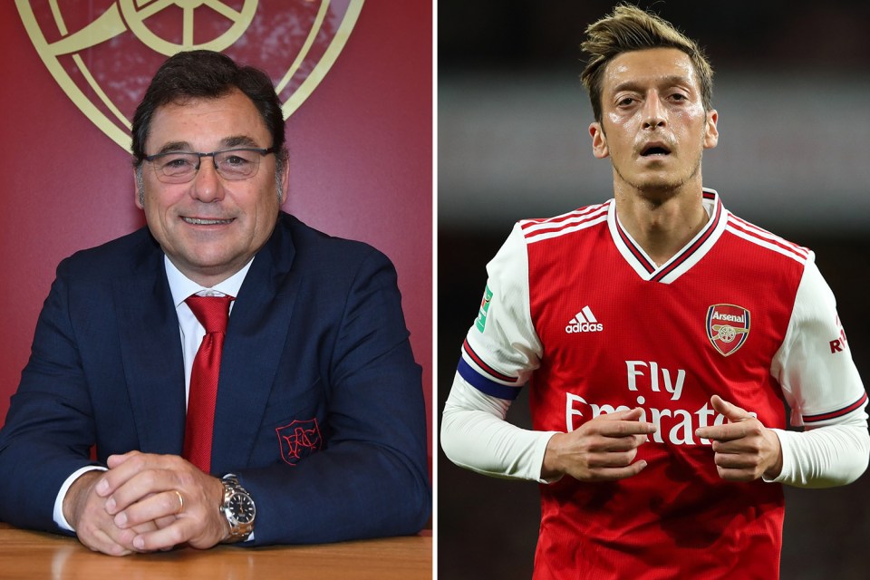  Ozil has been given a shred of hope by Sanllehi, but must work '24/7'