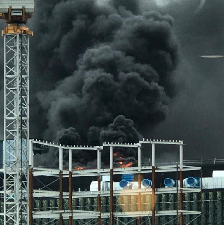  Fire at the SkyCity Convention Centre in Auckland caused Great Britain to evacuate their hotel