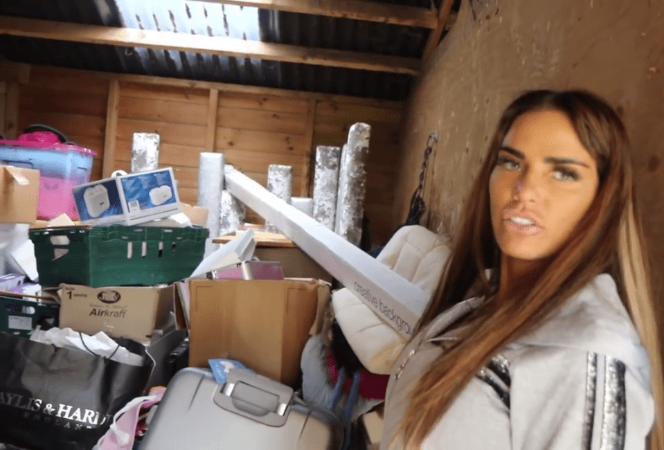  She had an outbuilding that was every bit as messy as the rest of the house