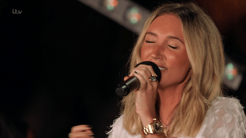  The X Factor: Celebrity's Megan McKenna stunned Simon Cowell with her original song