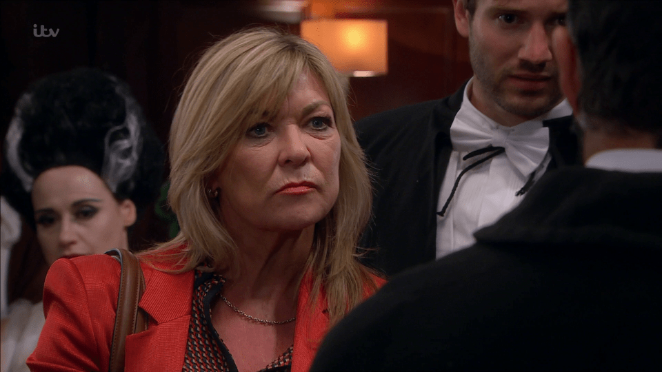  Kim Tate is baying for Graham's blood after he exposed a family secret