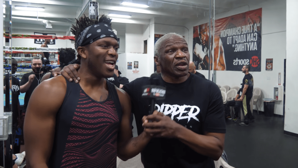  Mayweather Sr trained KSI last year before his first fight with Paul