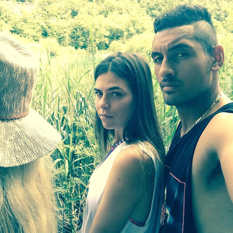  Kyrgios and Tomljanovic dated for around two years before splitting in 2017