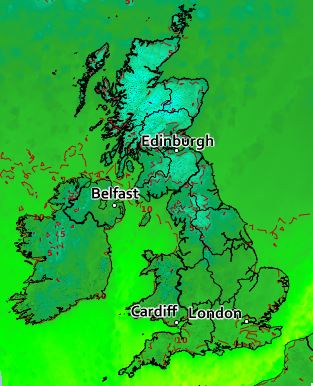  Cool, frosty conditions will mark Bonfire Night, with temperatures dipping as low as 2C