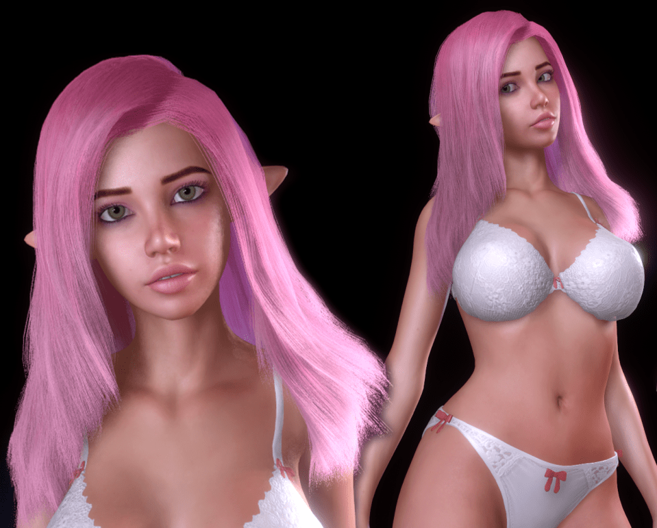 A 3D-model of a “virtual girlfriend” created by sex-crazed geeks. The model was posted online for people to romp with using a virtual reality headset and a specialised sex toy