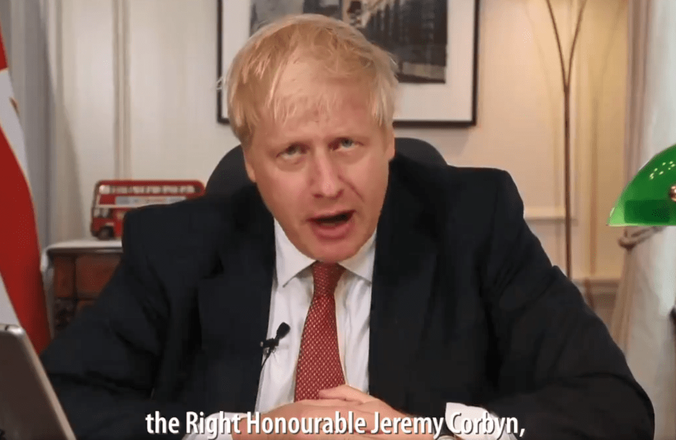 In another phoney clip, Boris Johnson appears to endorse Jeremy Corbyn