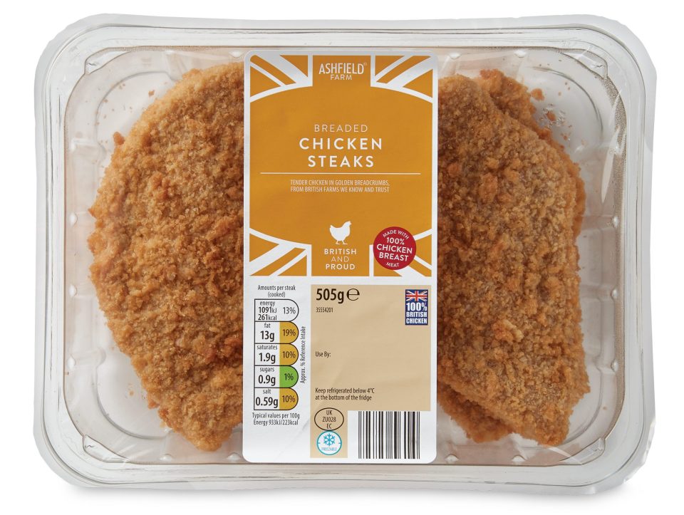  Aldi is recalling chicken steaks over fears they could trigger allergic reactions