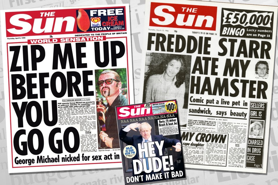  For 50 years The Sun's iconic front pages have dazzled millions of readers