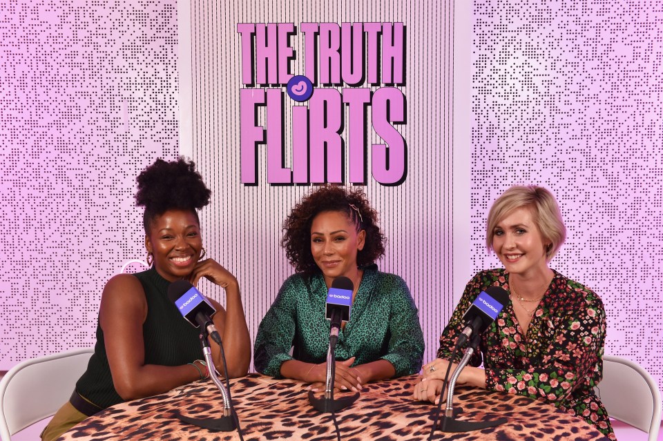 The Spice Girl made the confession with Jamelia and journalist Amy Nickell on Badoo's Truth Flirts podcast