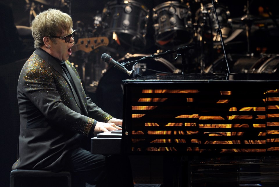  Elton John has revealed he had to wear a nappy on stage following prostate surgery