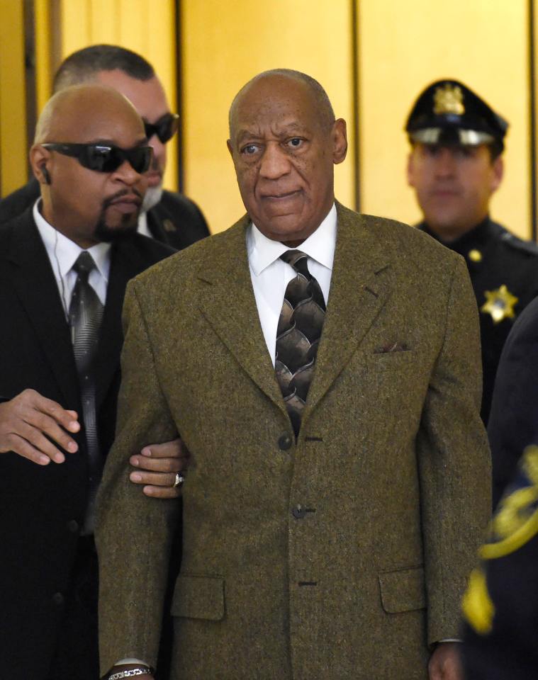  Cosby, pictured at a court appearance in 2016, declared jurors in his trial were 'imposters'