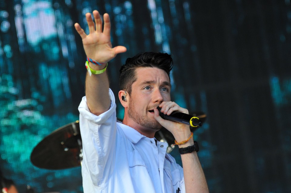  Dan Smith, 33, lead singer of Bastille, performing at Isle of Wight in 2006