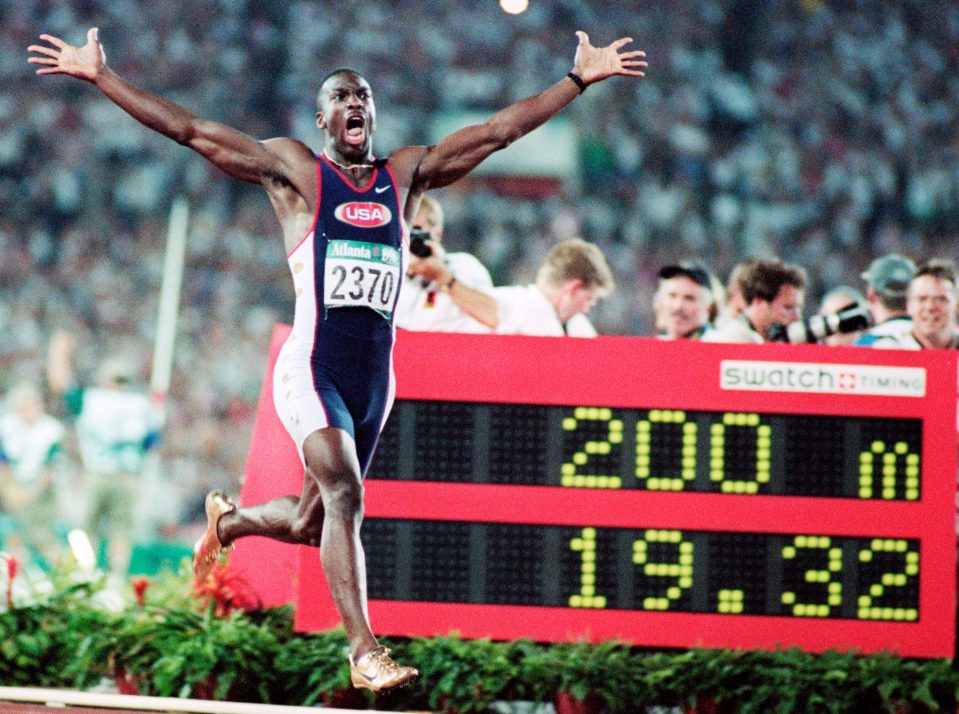  Richard says this picture of Michael Johnson from the 1996 Olympics is the best picture he ever took for The Sun