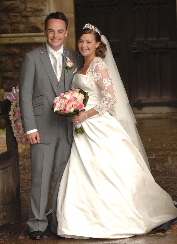  Ant and Lisa on their wedding day in July 2006