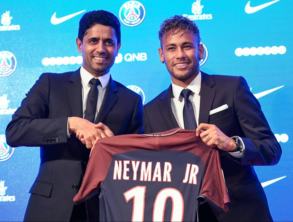  QTI have pumped millions into PSGs coffers, signing talents like Neymar