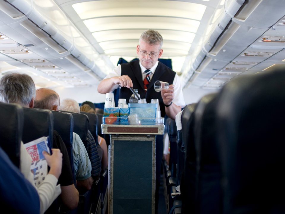  Forgo the Coke and tomato juice and opt for a ginger ale on a flight, according to experts