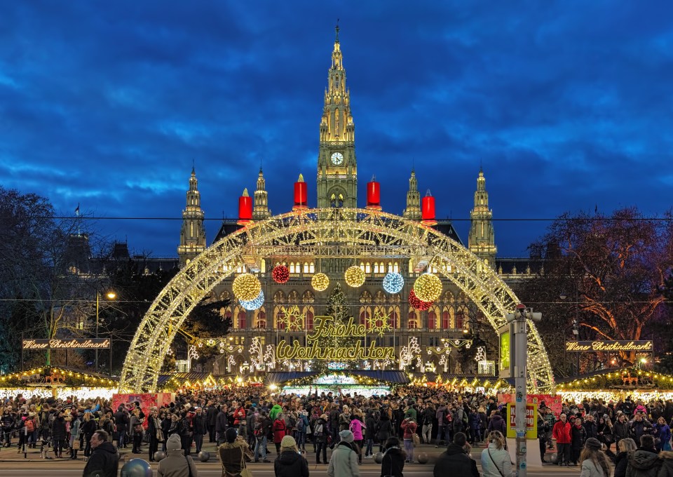 Vienna is home to 12 different markets, so this one’s an excellent option for Christmas fanatics